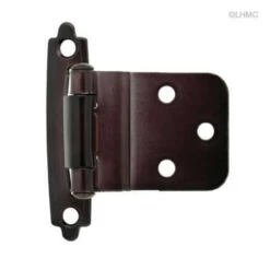 Liberty Pair 3/8" Inset Hinge - Semi Concealed - Self-Closing - Oil Rubbed Bronze L-H0104AC-500-C