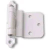 Pair 3/8" Inset/Offset White Self Closing Hinge Amerock HAM-BP3428-W