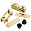 Liberty Pair Brass Glass Door Hinges With Spacers L-H1691A-BP-C