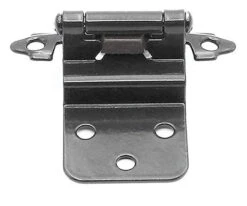 Liberty Pair Inset/Offset 3/8" Black Nickel Hinge Self Closing L-H0104A-BLN-O