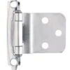 Liberty Pair Inset/Offset 3/8" Chrome Hinge Self Closing L-H0104AV-CHR-O