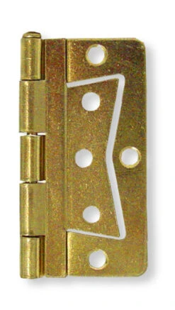 Liberty Pair Non-Mortise Hinge 3" Brass Plated Steel LQ-B1260-HN0046G-PB-C