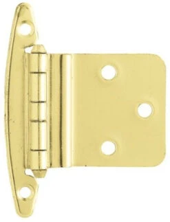 Liberty Pair Of 3/8" Inset Free Swing Hinges - Polished Brass (H00930)