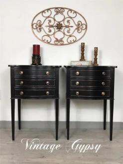 Liberty 1-3/16" Vignette Design Knob Red Antique Copper -D'Lawless Hardware Shop pair of hall tables 1 79882.1657732466