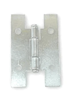 Pair Of Utility "H" Hinges - Unichrome - 2-1/2" With Screws H14-C870CHR-PR