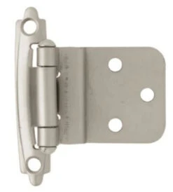 Liberty Pair Offset 3/8" Satin Nickel Hinge Self Closing L-H0104AC-SN-O2