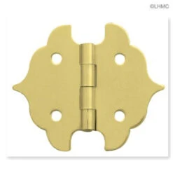 Liberty Pair Small Solid Brass Jewel Box Hinge 1-1/8"X1-1/4" - 2 Per Pkg L-20721-1XC