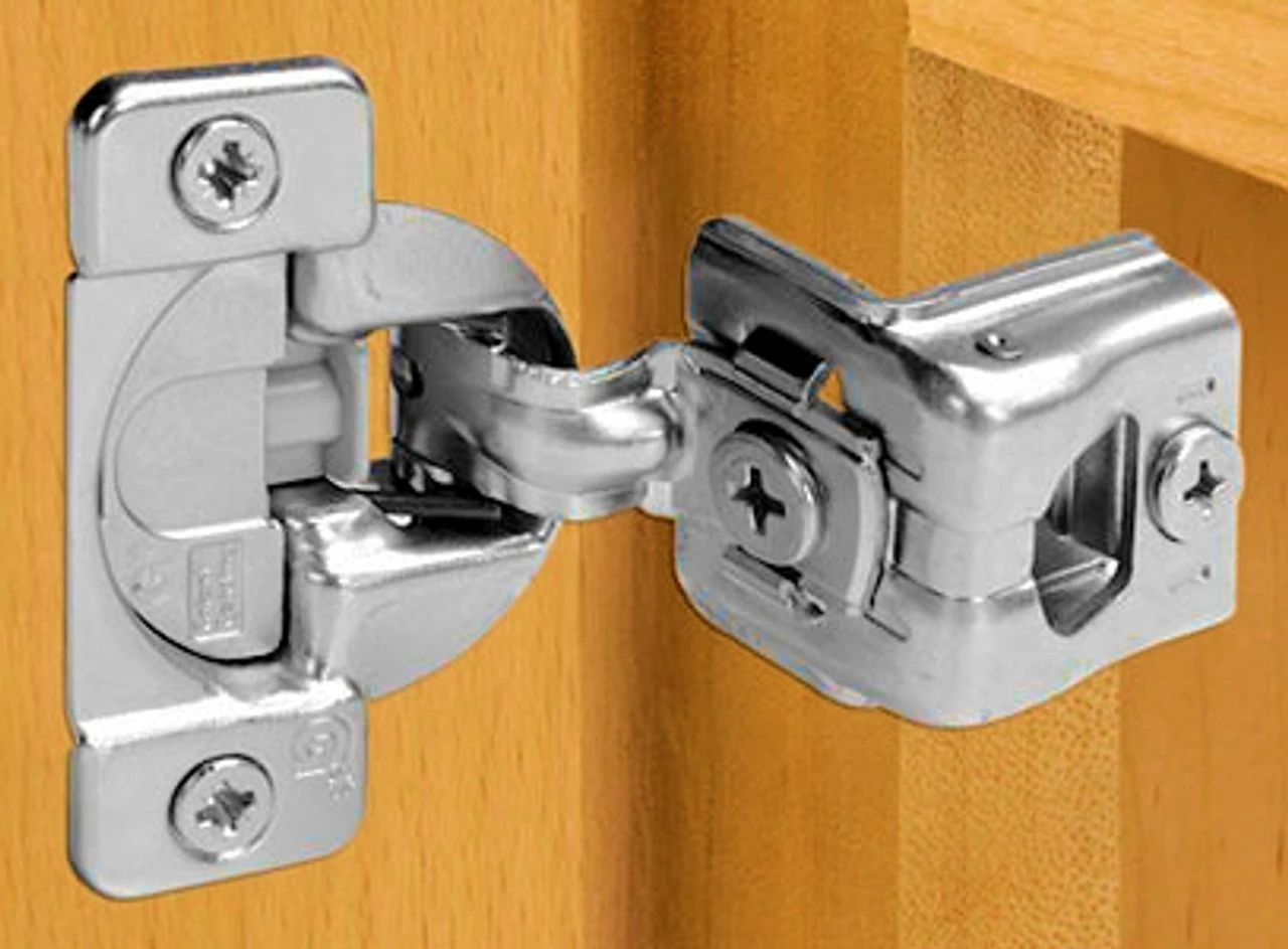 Pair Soft Close 1-1/4" Overlay Compact Hinges Grass America H1531SL-NP-U 1 Pair Soft Close 1-1/4" Overlay Compact Hinges Grass America H1531SL-NP-U