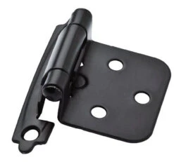 Liberty Pair Variable Overlay Flat Black Self Closing Hinge (H0103AZ-FB-O3)