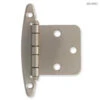 Liberty Pair Variable Overlay Free Swing Satin Nickel Hinges L-H01010C-SN-O