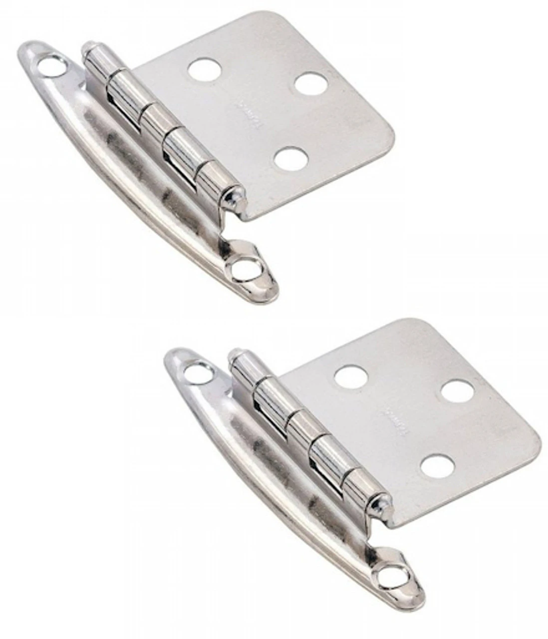 (Pair) Variable Overlay Hinge - Free Swing - Chrome H521-CHR 1 (Pair) Variable Overlay Hinge - Free Swing - Chrome H521-CHR