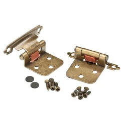 Liberty Pair Variable Overlay Self Closing Antique Brass Hinges L-H0103BC-AB-O -D'Lawless Hardware Shop pair variable overlay self closing antique brass hinges l h0103bc ab o 33 80723.1659450728