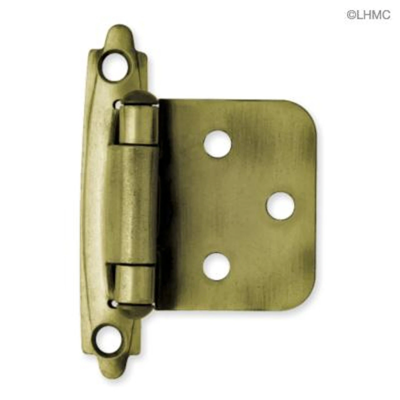Liberty Pair Variable Overlay Self Closing Antique Bronze Hinges L-H0103AC-SBA-O 1 Liberty Pair Variable Overlay Self Closing Antique Bronze Hinges L-H0103AC-SBA-O