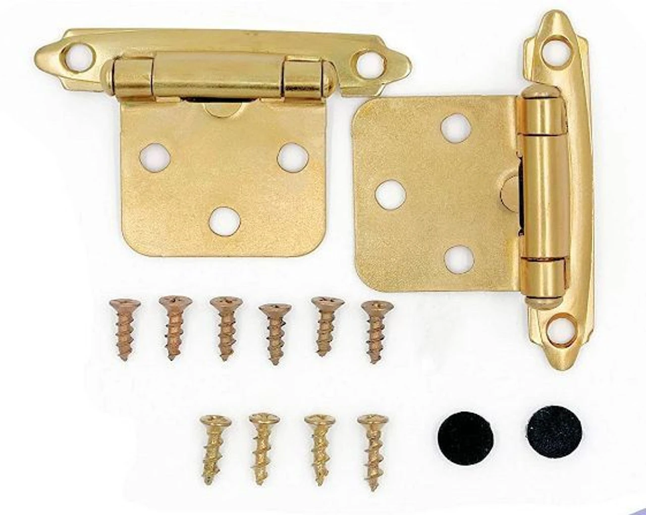 Liberty Pair Variable Overlay Self Closing Bright Brass Hinges L-H0103BV-BP-O 4 Liberty Pair Variable Overlay Self Closing Bright Brass Hinges L-H0103BV-BP-O - Image 4