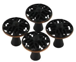 Liberty AS-IS BAD THREADS (4 Pack) 1-1/4" Panache Knob Bronze With Copper Highlights