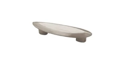 Liberty 3" Or 3-3/4" Oval Geo Pull Brushed Satin Pewter