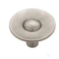 Liberty (250-Pack) 1-3/8" Asian Pacific Flat Knob Brushed Satin Pewter