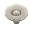 Liberty (25-Pack) 1-3/8" Asian Pacific Flat Knob Brushed Satin Pewter
