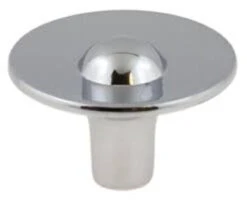 Liberty (250-Pack) 1-7/16" Modern Mid-Century Flying Saucer Knob Polished Chrome