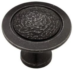 Liberty (25-Pack) 1-1/2" Rough & Smooth Knob Pewter