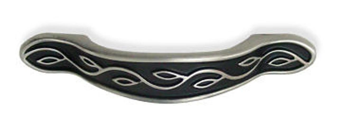 Liberty (12-Pack) 3" Leaf & Vine Pull Brushed Satin Pewter & Black 1 Liberty (12-Pack) 3" Leaf & Vine Pull Brushed Satin Pewter & Black
