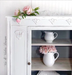 2-1/4" Pendant Drop Pull Antique English 29 2-1/4" Pendant Drop Pull Antique English -D'Lawless Hardware Shop pendant drop pulls on white hutch 1 09184.1645110372