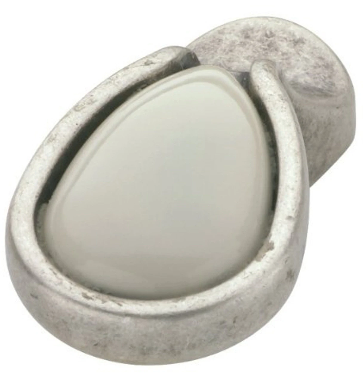 Liberty 1-1/16" Pendant Knob Old Silver & Ivory 1 Liberty 1-1/16" Pendant Knob Old Silver & Ivory