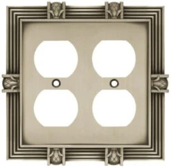 Liberty W106ZMC-BSP-C Pineapple Double Duplex Wall Plate W106ZMC-BSP-C