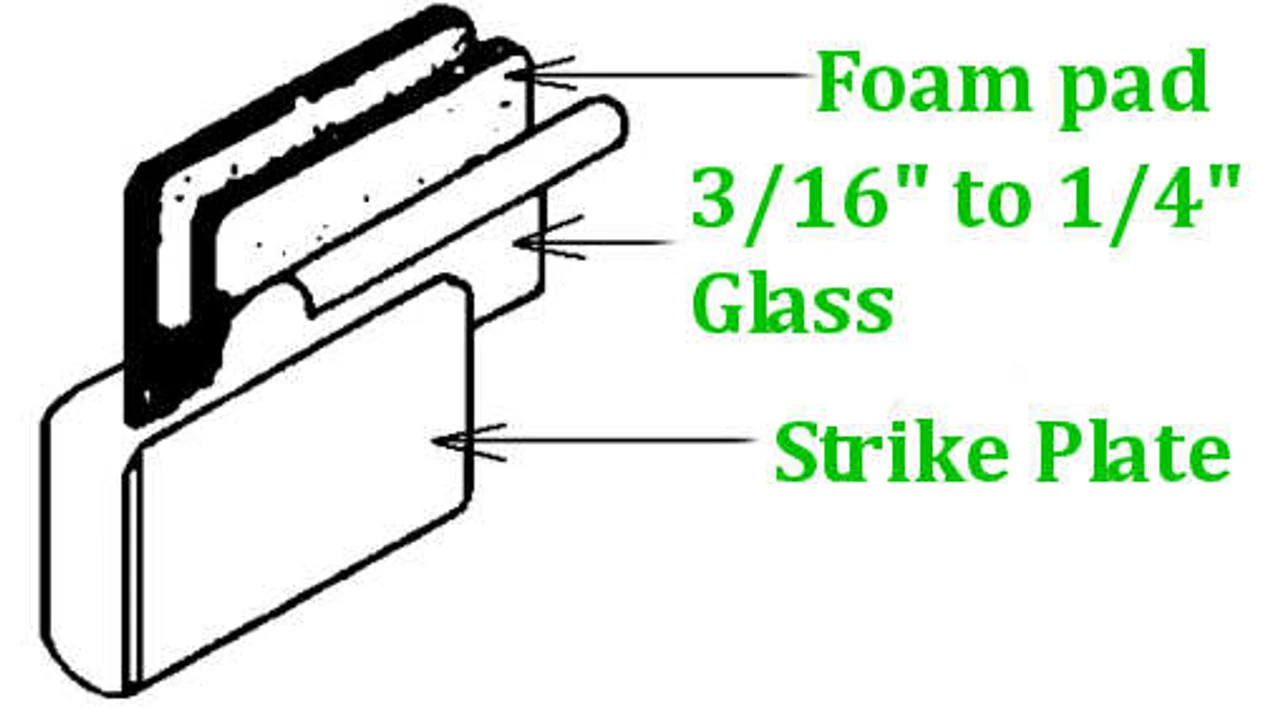 Liberty PACK OF 3 SETS Pivot Glass Door Hinges & Strike Plate - Oil Rubbed Bronze 3 Liberty PACK OF 3 SETS Pivot Glass Door Hinges & Strike Plate - Oil Rubbed Bronze - Image 3