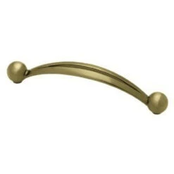 3-3/4" Split Bar Pull Brass Satin Antique