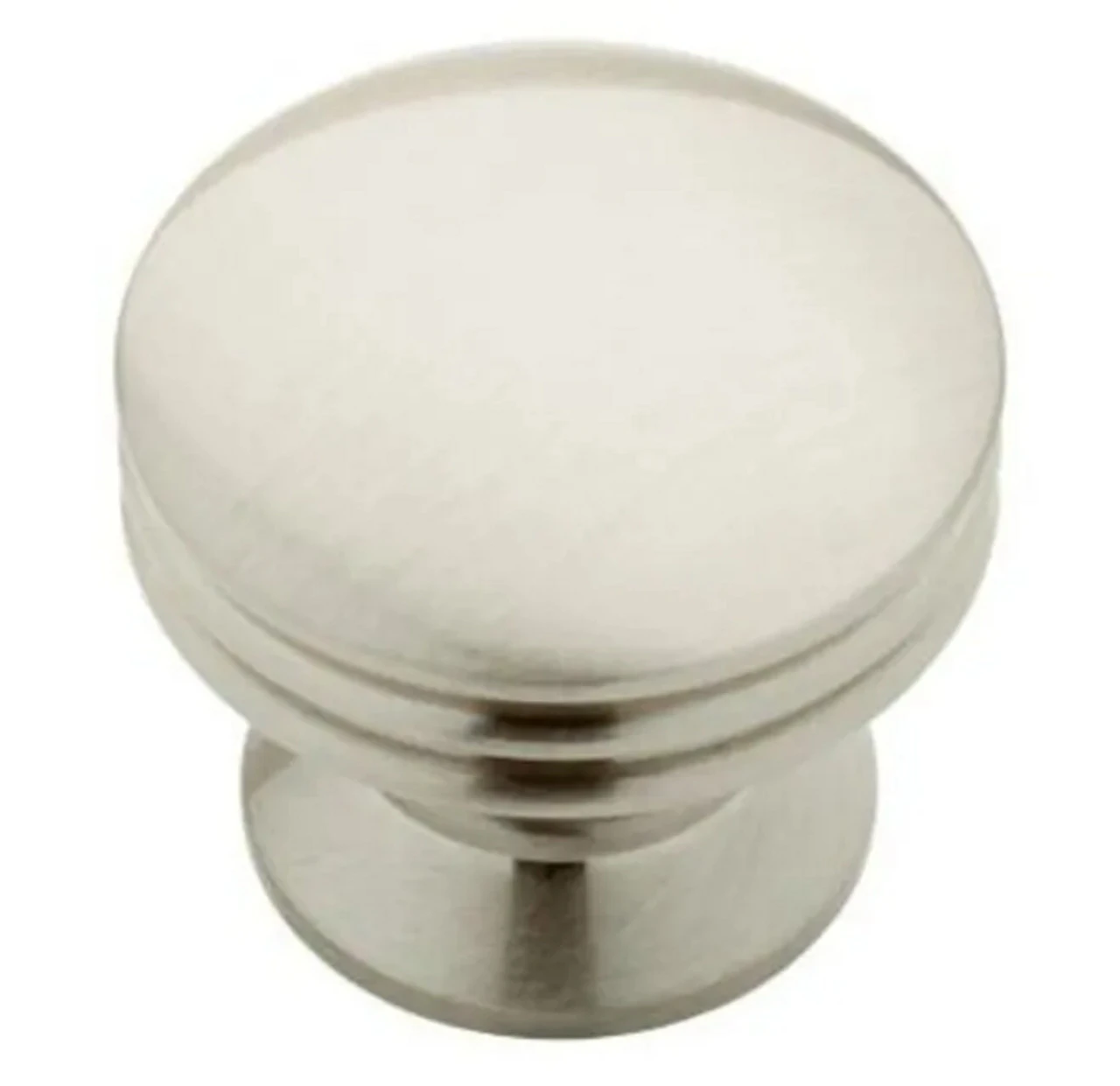 1-1/8" Solid Brass Wide Base Knob Satin Nickel 1 1-1/8" Solid Brass Wide Base Knob Satin Nickel