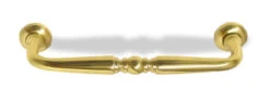 Liberty (100-Pack) 4" Elegant Turned Pull Polished Solid Brass