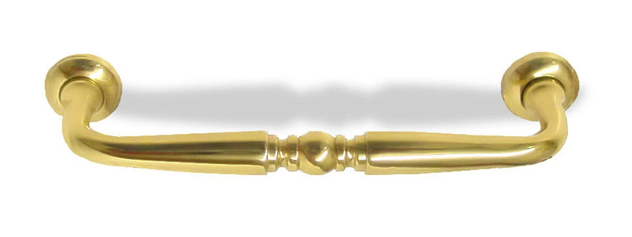 Liberty (100-Pack) 4" Elegant Turned Pull Polished Solid Brass 1 Liberty (100-Pack) 4" Elegant Turned Pull Polished Solid Brass
