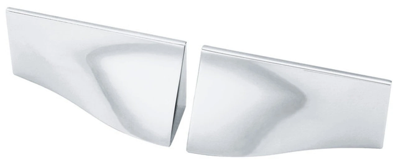 Liberty (25-Pack) 1-1/4" Geometrics Collection Left And Right Waterfall Cup Pulls Polished Chrome 1 Liberty (25-Pack) 1-1/4" Geometrics Collection Left And Right Waterfall Cup Pulls Polished Chrome