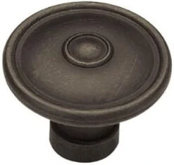 Liberty (12-pack) 1-1/2" Rustique Ringed Knob Dark Oil Rubbed Bronze