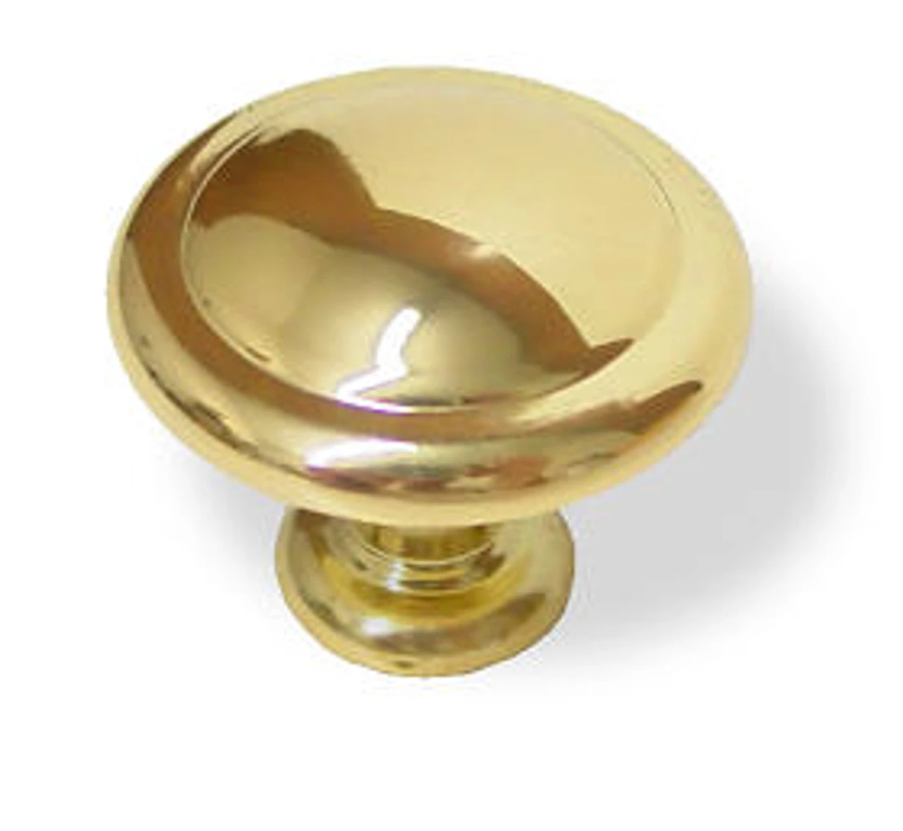 Amerock 1-1/4" Traditional Knob - Polished Brass 1 Amerock 1-1/4" Traditional Knob - Polished Brass