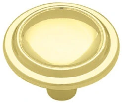 Liberty 1-1/4" Elegant Knob Polished Brass