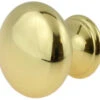Liberty 1-1/4" Traditional Style Knob Polished Brass