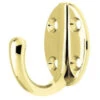 Liberty Polished Brass Single Coat Hook 1 15/16" X 1 1/4" L-B46116J-PB-C