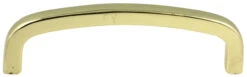 (AS-IS) 3-3/4" Square Bow Pull Polished Brass
