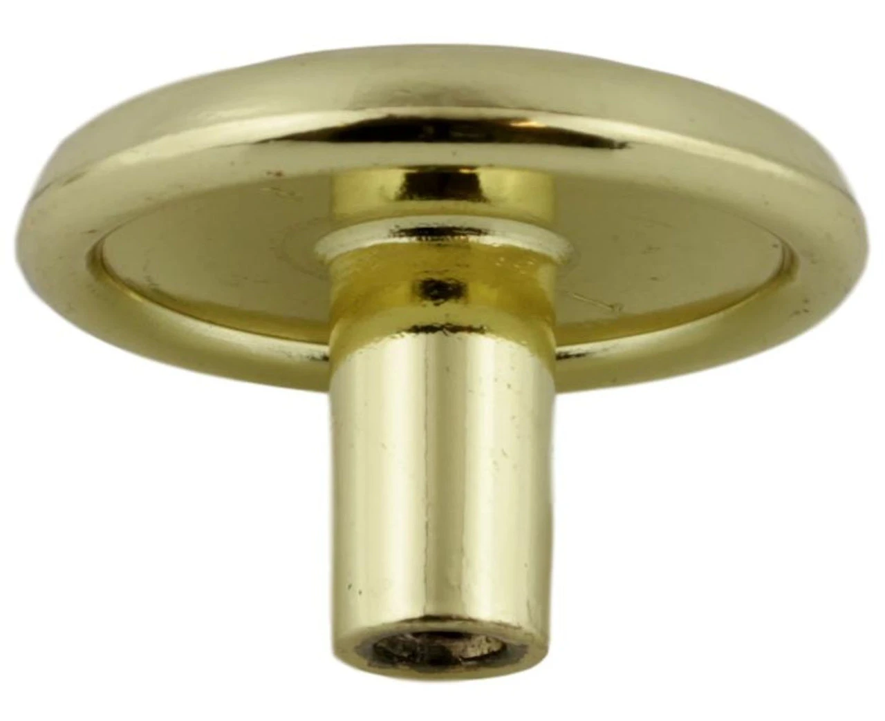 Liberty 1-1/4" Ceramic Flowers Knob White With Polished Brass 3 Liberty 1-1/4" Ceramic Flowers Knob White With Polished Brass - Image 3
