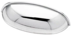 Liberty 2-1/2" Or 3" Dual Mount Cup Pull Polished Chrome