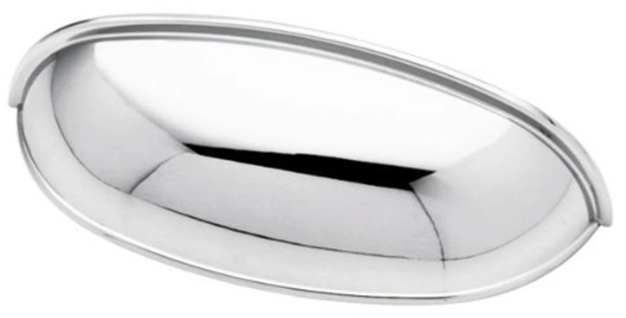 Liberty 2-1/2" Or 3" Dual Mount Cup Pull Polished Chrome 1 Liberty 2-1/2" Or 3" Dual Mount Cup Pull Polished Chrome
