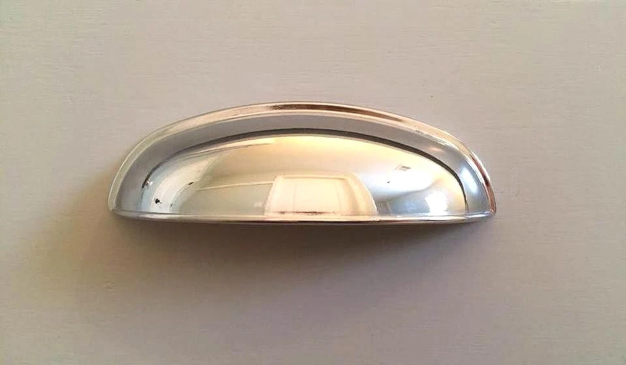 Liberty 2-1/2" Or 3" Dual Mount Cup Pull Polished Chrome 6 Liberty 2-1/2" Or 3" Dual Mount Cup Pull Polished Chrome - Image 6