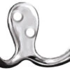Polished Chrome Double Hook 2-3/4" Wide H27-H315CP