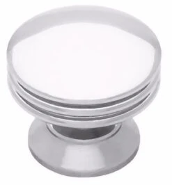 Liberty 1-3/16" Geometrics Collection Knob Polished Chrome