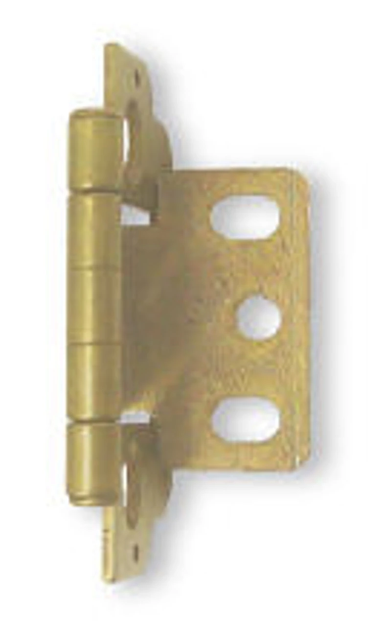 Amerock Premium Single Hinge For Doors 3/4" Mounted Flush Burnished Brass 2 1/2" 1 Amerock Premium Single Hinge For Doors 3/4" Mounted Flush Burnished Brass 2 1/2"