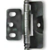 Amerock Premium Wrap-Around Single Hinge For 1/2" Flush Doors Minaret Tip Wrought Iron 2 1/4"