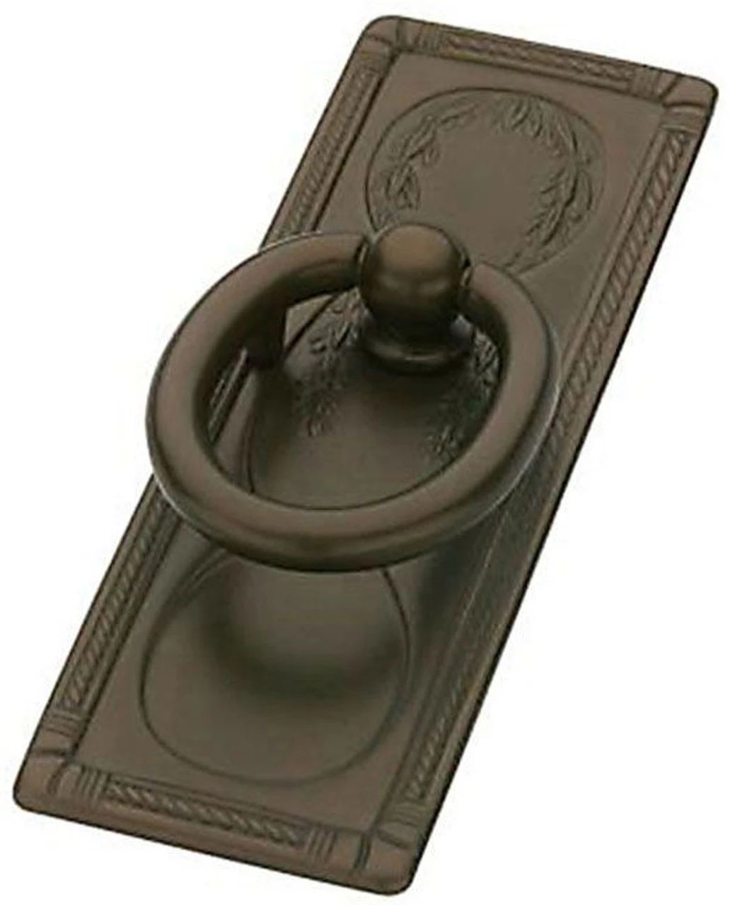 Liberty 3-3/4" Provincial Antique Ring Pull Rubbed Bronze 1 Liberty 3-3/4" Provincial Antique Ring Pull Rubbed Bronze