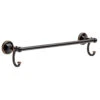 Liberty Delta Portman 24" Towel Bar With Hooks Venetian Bronze With Copper Highlights